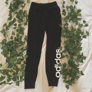 Women’s Adidas Black Logo Sweatpants